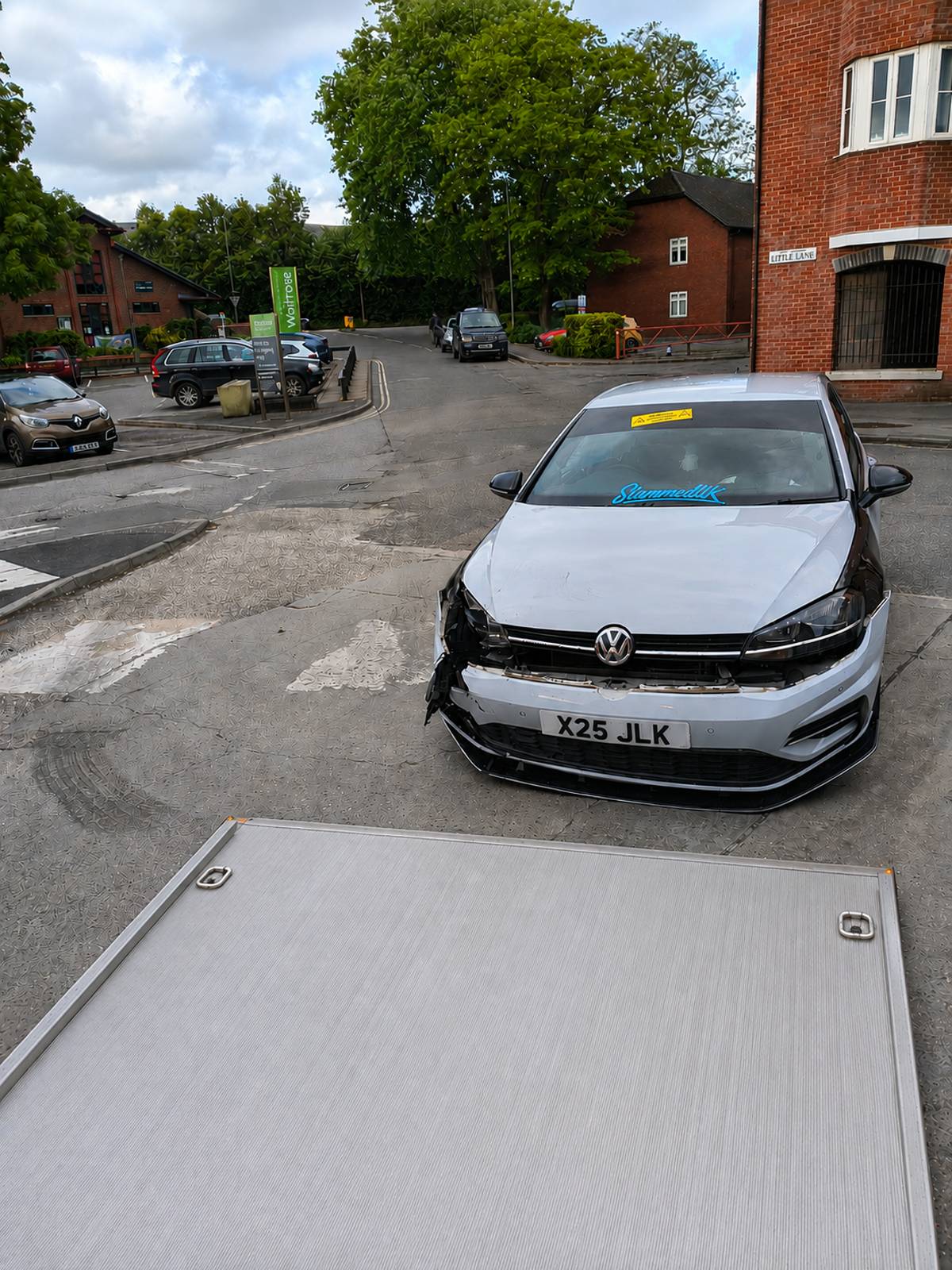 Crossforce accident recovery job
